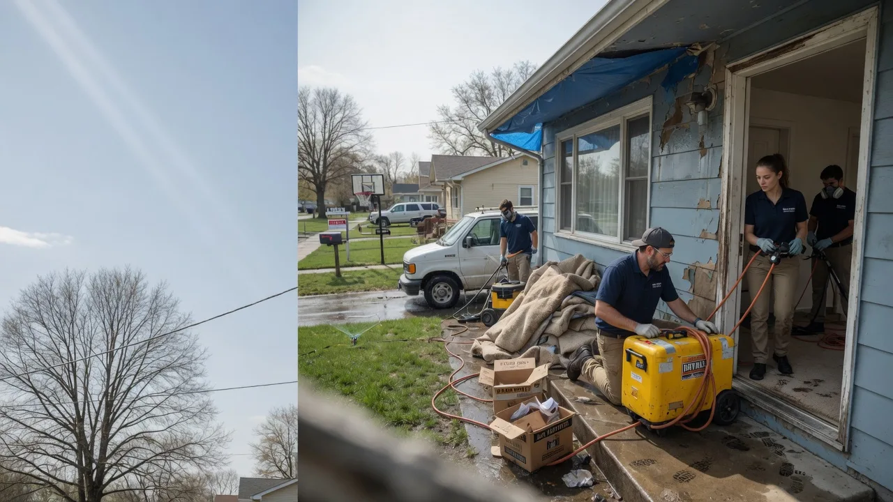 Basement Flood Cleanup in Nilwood, IL near me